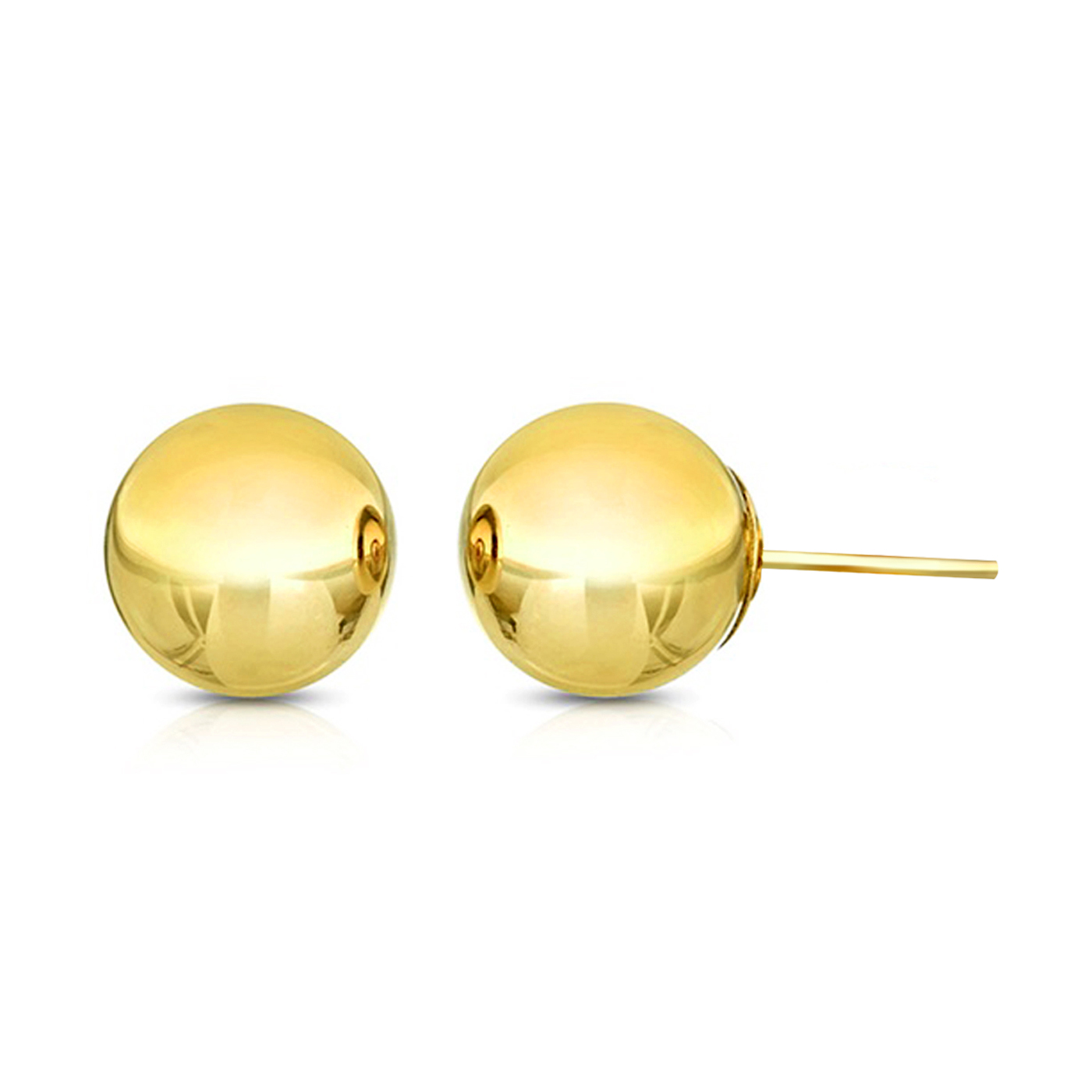10k Yellow Gold, 3mm Ball Stud Earrings Property Room
