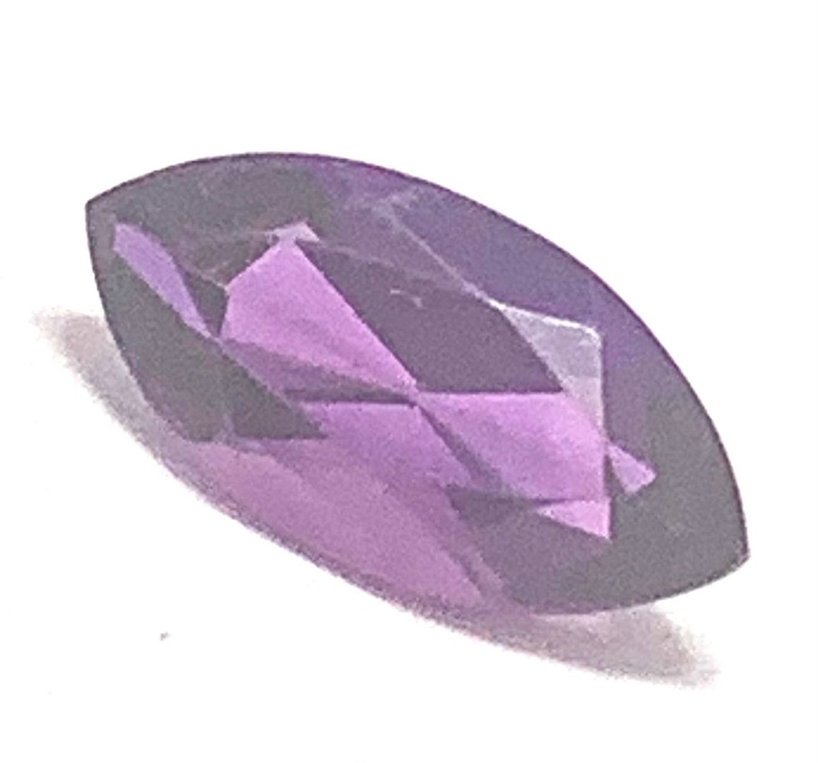 1.65ctw Fancy Cut Genuine Brazilian Amethyst Loose Gemstone 12X5 MM