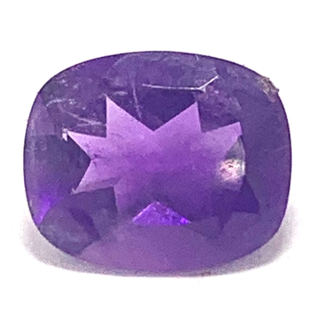 3.40ctw Fancy Cut Genuine Brazilian Amethyst Loose Gemstone 11X9 MM