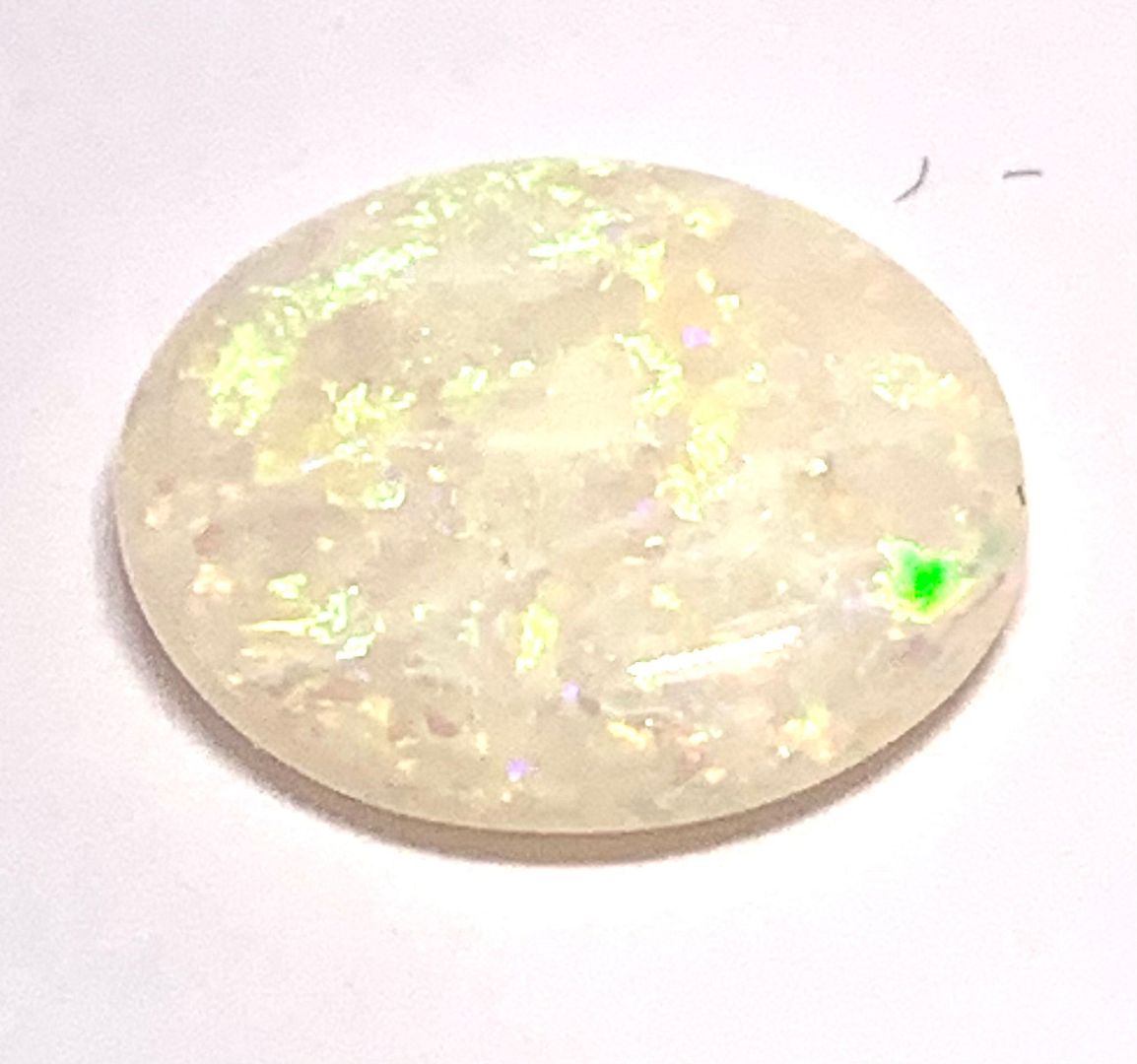 3.60ctw Natural  Oval Opal 13X10mm Loose Gemstone