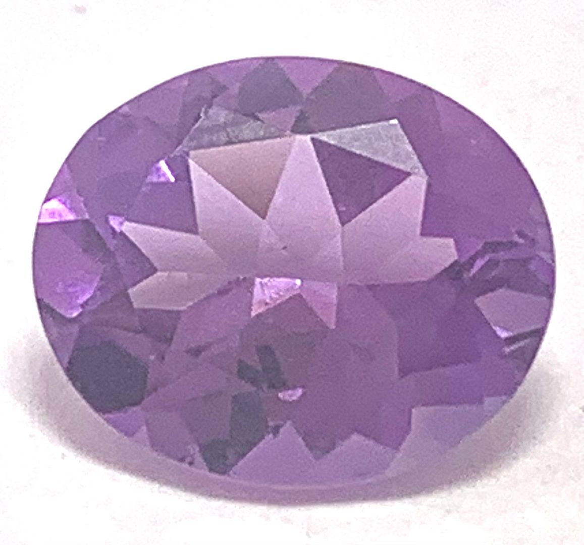 3.83ctw Fancy Cut Genuine Brazilian Amethyst Loose Gemstone 12X10 MM