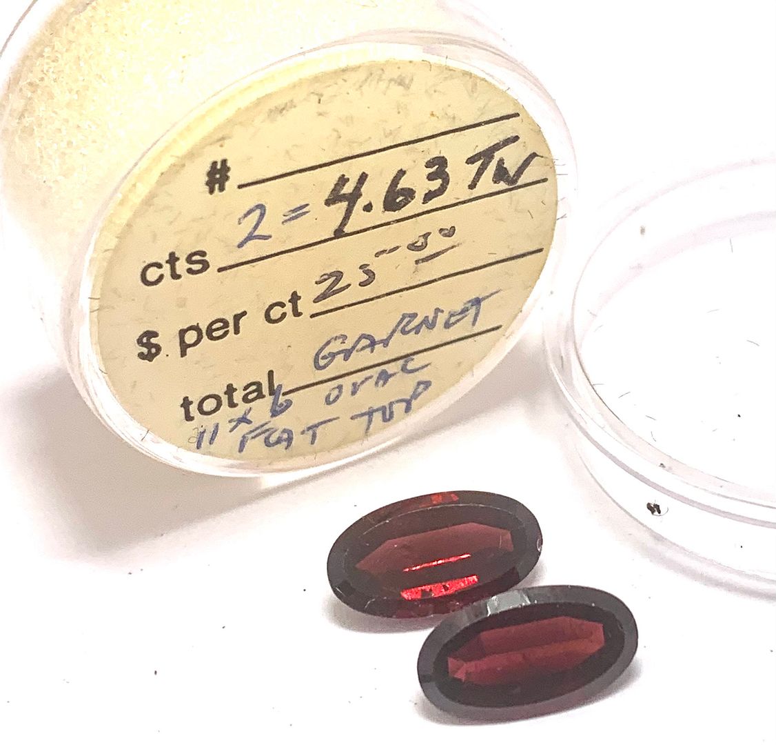 4.63ctw Natural Matching Untreated Indian Almandite Garnet Loose Gemstones 11X6 MM