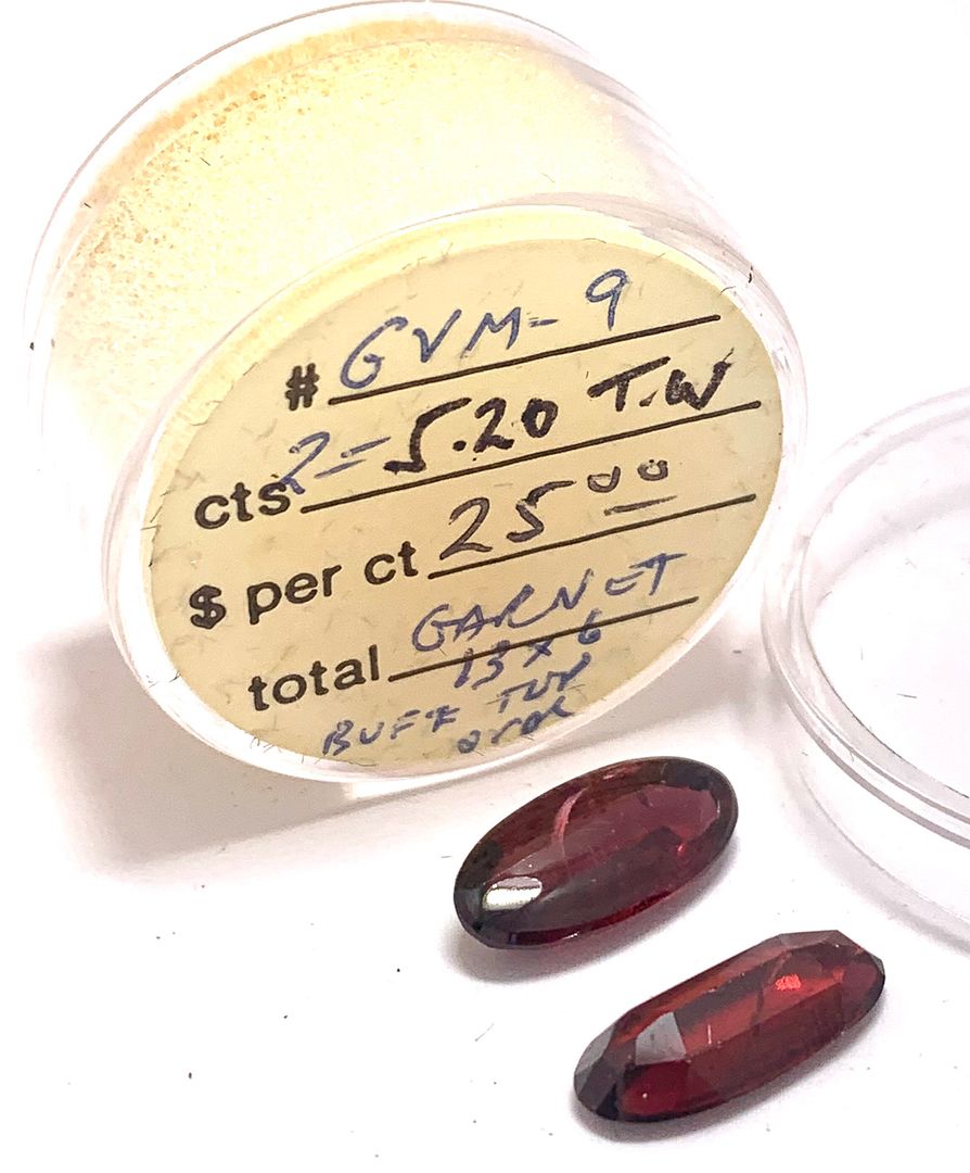 5.20ctw Natural Matching Untreated Indian Almandite Garnet Loose Gemstones 13X6 MM