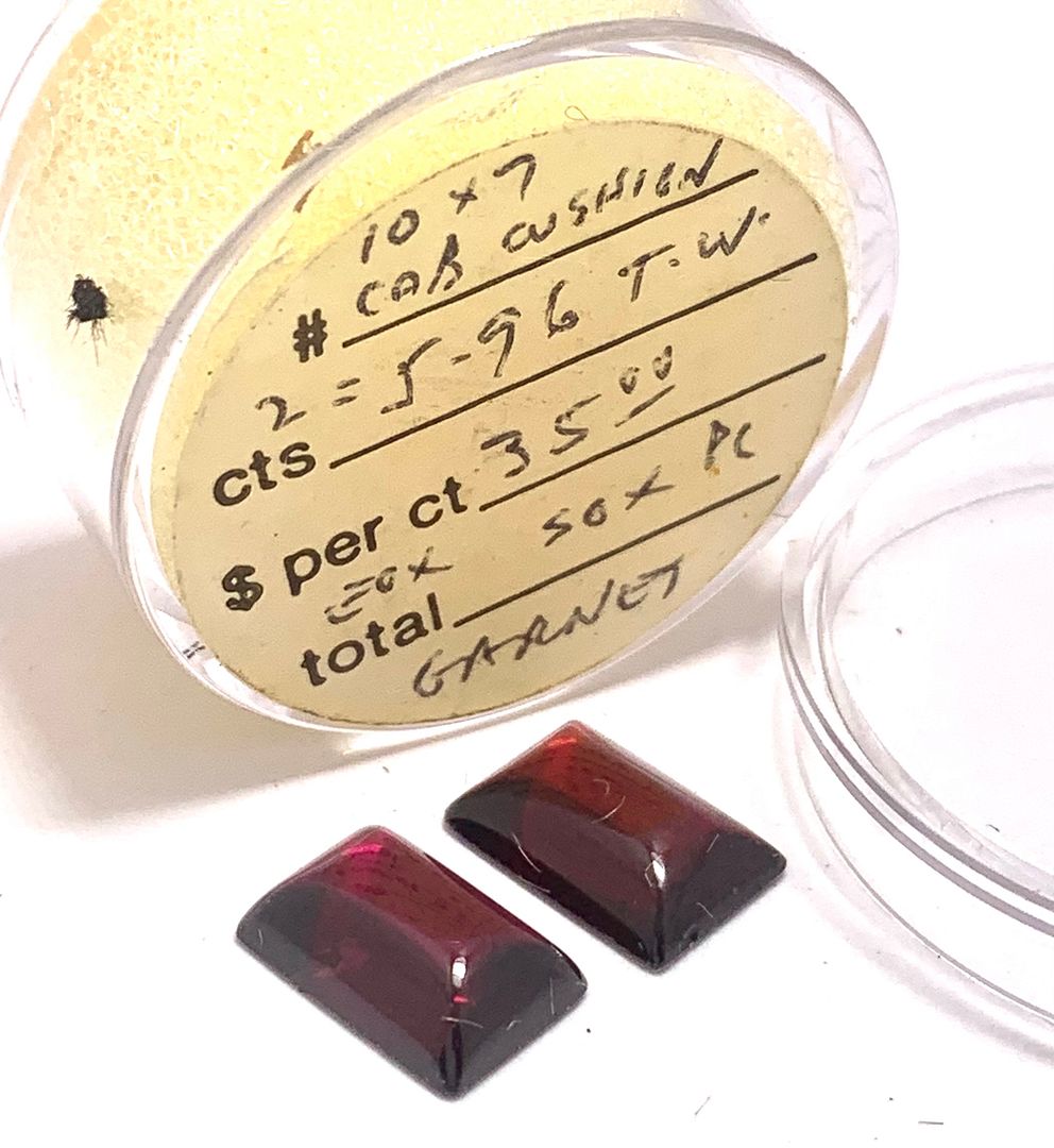 5.96ctw Natural Matching Untreated Indian Almandite Garnet Loose Gemstones 10X7 MM