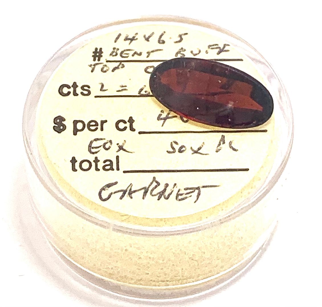 Estate 2.97ctw Natural Oval Cut African Rhodolite Garnet  Loose Stone 14X7 MM