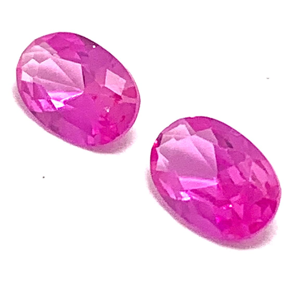 Lot Of 1.53ctw Natural  Matching Pink Topaz Loose Gemstones 6x3mm