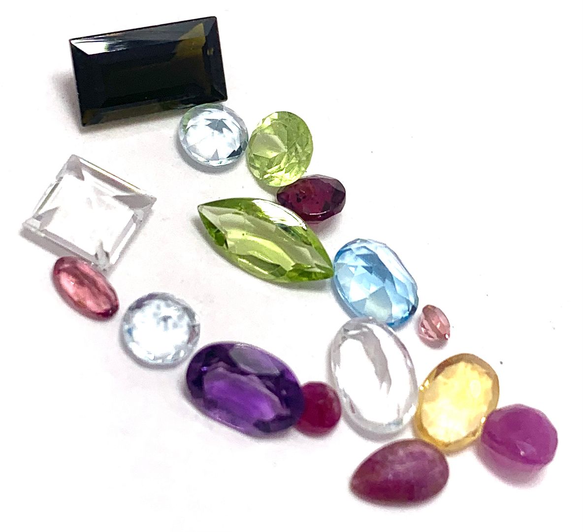 Lot Of 6.26ctw Natural  Multicolor Loose Gemstones