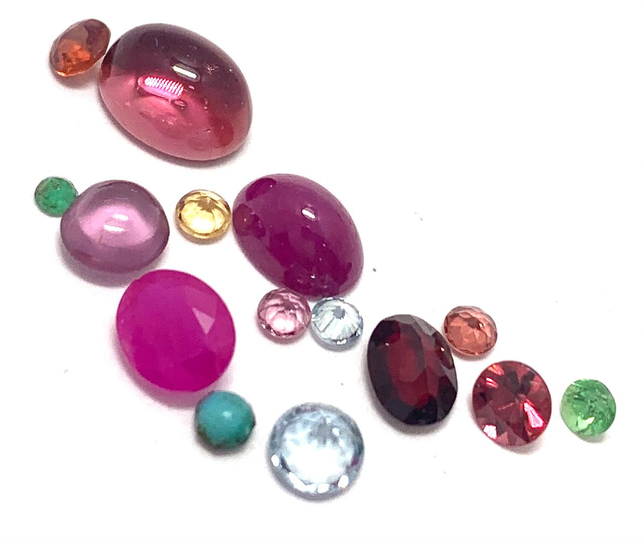 Lot Of Natural  Multicolor Loose Gemstones