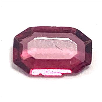 0.64ctw Natural Cushion Cut African Rhodolite Garnet (Chipped) Loose Stone 7X5 MM