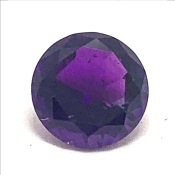 $245 Retail 3.60ctw Natural  Brazilian Amethyst Loose Gemstone 10X10mm