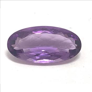 $475 Retail 5.45ctw Natural  Brazilian Amethyst Loose Gemstone 14X10mm