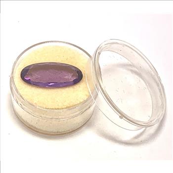 $475 Retail 5.45ctw Natural  Brazilian Amethyst Loose Gemstone 14X10mm