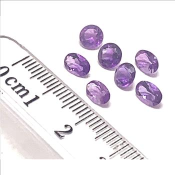 Lot of Genuine 3.04ctw  Brazilian Amethyst Loose Gemstones  3-5 MM