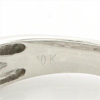 10k White Gold, 0.25ctw Natural Diamonds Ring size 7