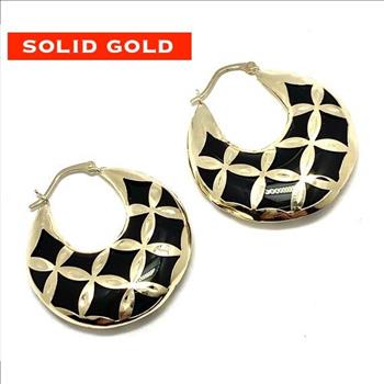 10k Yellow Gold, 1/2