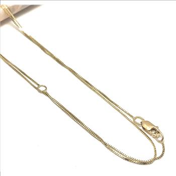 10k Yellow Gold Box Chain