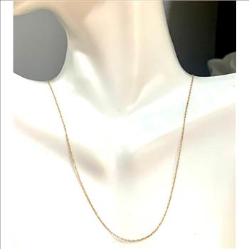 10k Yellow Gold Box Chain