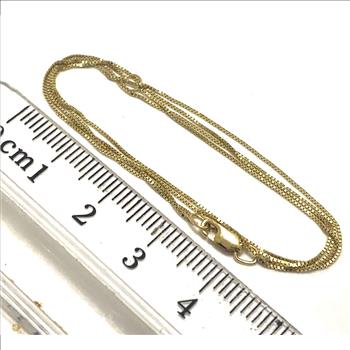 10k Yellow Gold Box Chain