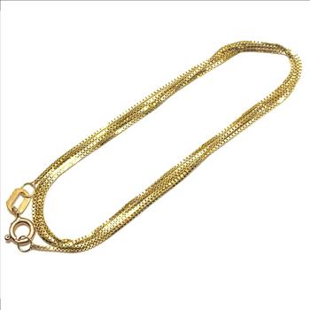 10k Yellow Gold Box Chain