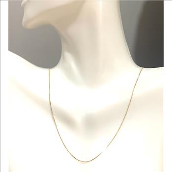 10k Yellow Gold Box Chain