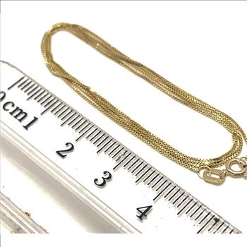 10k Yellow Gold Box Chain