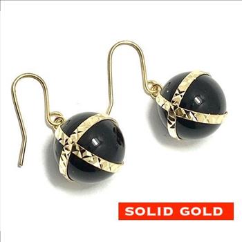 14k Yellow Gold, 1/2