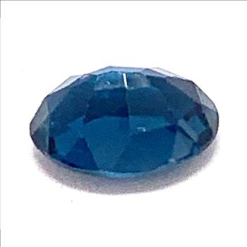 1.83ctw Natural  London Blue Topaz Loose Gemstone 8x6mm