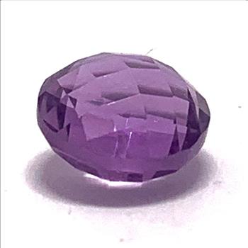 3.28ctw Natural Round Cut Loose Brazilian Amethyst Gemstone 10X10 mm