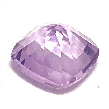 3.43ctw Fancy Cut Genuine Brazilian Amethyst Loose Gemstone 10X10 MM