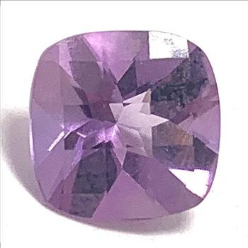 3.43ctw Fancy Cut Genuine Brazilian Amethyst Loose Gemstone 10X10 MM