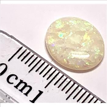 3.60ctw Natural  Oval Opal 13X10mm Loose Gemstone