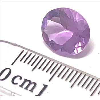 3.83ctw Fancy Cut Genuine Brazilian Amethyst Loose Gemstone 12X10 MM