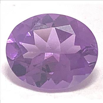 3.83ctw Fancy Cut Genuine Brazilian Amethyst Loose Gemstone 12X10 MM