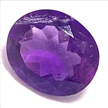 3.91ctw Fancy Cut Genuine Brazilian Amethyst Loose Gemstone 12X10 MM