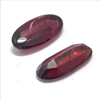 5.20ctw Natural Matching Untreated Indian Almandite Garnet Loose Gemstones 13X6 MM