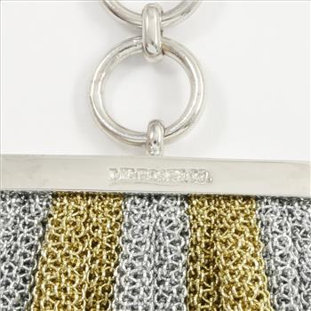 Adami & Martucci Italian Designer Mesh Collection Two Tone Set of Necklace & Bracelet