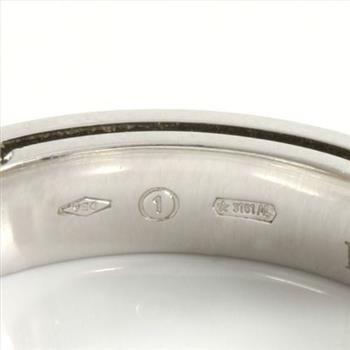 BUY NOW Authentic Brad Pitt & Damiani Men's Solid 18K White Gold Diamond Band Ring sz 7