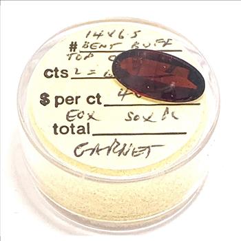 Estate 2.97ctw Natural Oval Cut African Rhodolite Garnet  Loose Stone 14X7 MM