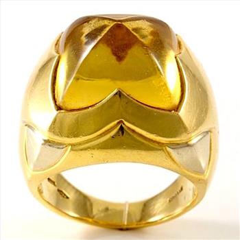 Estate   Bvlgari   18K Multi-Gold Citrine 
