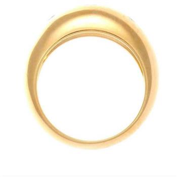 Estate Cartier 18K Yellow Gold Ruby & Diamond Band Ring sz 5.25