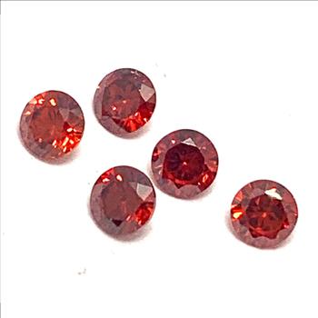 Lot Of 2.26ctw Natural  Garnet Loose Gemstones 3mm