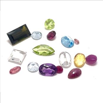 Lot Of 6.26ctw Natural  Multicolor Loose Gemstones