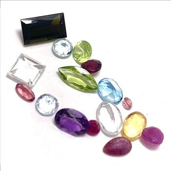 Lot Of 6.26ctw Natural  Multicolor Loose Gemstones