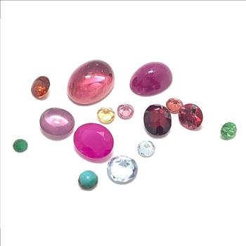 Lot Of Natural  Multicolor Loose Gemstones