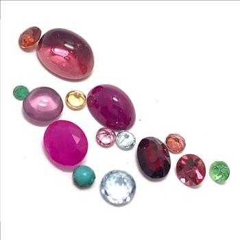 Lot Of Natural  Multicolor Loose Gemstones