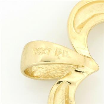 Solid 14k Yellow Gold, 0.29ctw Genuine H/SI Diamond & Ruby Heart Shape Pendant