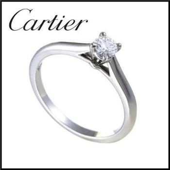 Vintage Cartier 950 Platinum 0.19ct Diamond Womans Ring - Size 5.5