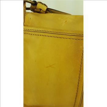 COACH Bleecker Legacy Tattersall Flap Vachetta Leather Shoulder Bag 11419 RARE