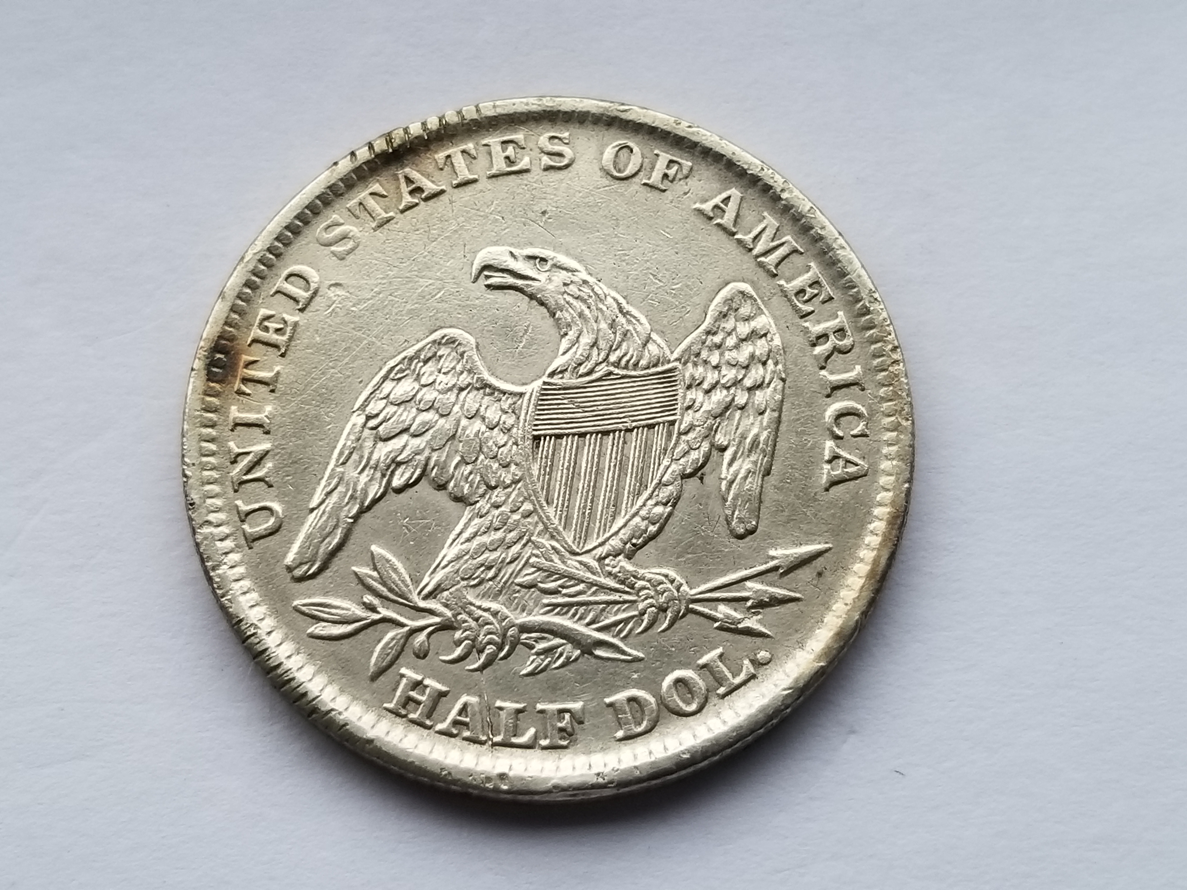 1838 Capped Bust Half Dollar high grade very rare Property Room