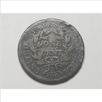 1807 Draped Bust Large Cent Rotated Reverse 